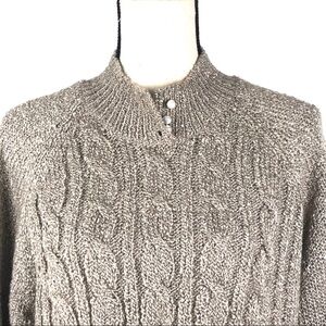 Jennifer Moore Cable Knit Sweater Sz XL